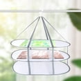 thumbnail image 3 of FGY Sweater Drying Rack Set - Foldable 3-Tier Flat Drying Rack & 2-Tier Mesh Clothes Drying Rack for Various Clothes, 3 of 6