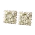 thumbnail image 4 of 2 paneles de pared con flores artificiales, arreglos florales románticos decorativos, fondo fotográfico para despedida de soltera., 4 of 8