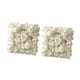 thumbnail image 4 of 2 paneles de pared con flores artificiales, arreglos florales románticos decorativos, fondo fotográfico para despedida de soltera., 4 of 8