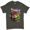 thumbnail image 1 of Tee Hunt Adorable Kitten T-Shirt Andy Maxx Cat Men's Tee, Charcoal, XX-Large, 1 of 5