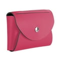 thumbnail image 3 of JAM Leather Snap Business Card Case, 1/Pack, Fuchsia Pink, Round Flap, 3 of 3