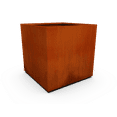 thumbnail image 1 of PLANTERCRAFT Corten Steel metal planter box, Square & Cube sizes, Modern garden steel planters For Commercial And Residential Outdoor Use., 1 of 7