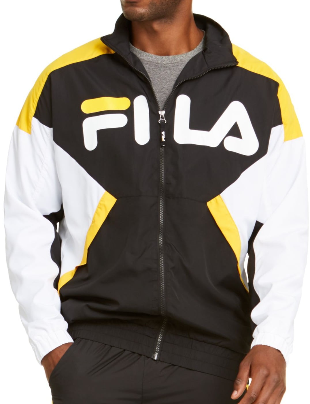 Fila Mens Activewear Jacket Medium Full 