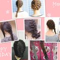 thumbnail image 2 of Ruiboury 2pcs Lady Hair Styling Clip Stick Bun Maker Braid Salon Tool Hair Accessory White, 2 of 6