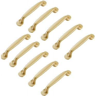 Hydanny 10pcs Gold Cupboard Handle 96mm-Furniture Handle Kitchen Cabinet Door Cupboard Pulls