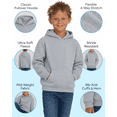 thumbnail image 4 of PC Boys Hoodies 3 Pack, Fleece Pullover Hoodies for Boys, Hooded Boys Sweatshirts, Kids & Youth Sizes 4-18, 4 of 6