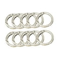 thumbnail image 5 of 10Pcs Durable Carabiner Snap Clips Organizing Accessory Buckles Connector Clasp hook Clamp for Keychain Handbag , Argent, 5 of 8