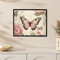 thumbnail image 3 of COMIO Canvas Prints Wall Art Marche aux Fleurs Butterfly 16x12in / 20x16in 20x16in, 3 of 4