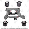 thumbnail image 2 of AUTOACER - Complete Rear Subframe Kit 7 Pcs - Rear Axle Subframe Control Arm Mount Bushings for E46 3 SERIES 2000-2005, E83 X3 2004-2008, OEM compatible 33176751808, 33171093565, 33316769376, 2 of 8
