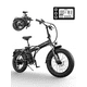 thumbnail image 1 of Bicicleta Electrica Plegable Honey whale F6-S Negro, 1 of 6