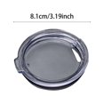 thumbnail image 4 of YoeXGDS 2PCS 20 OZ Cup Lid, Glass Lid with Spillproof And Splash Proof Glass Lid, Splash Proof Replacement Lid for 3.2 Inch Cup, 4 of 5