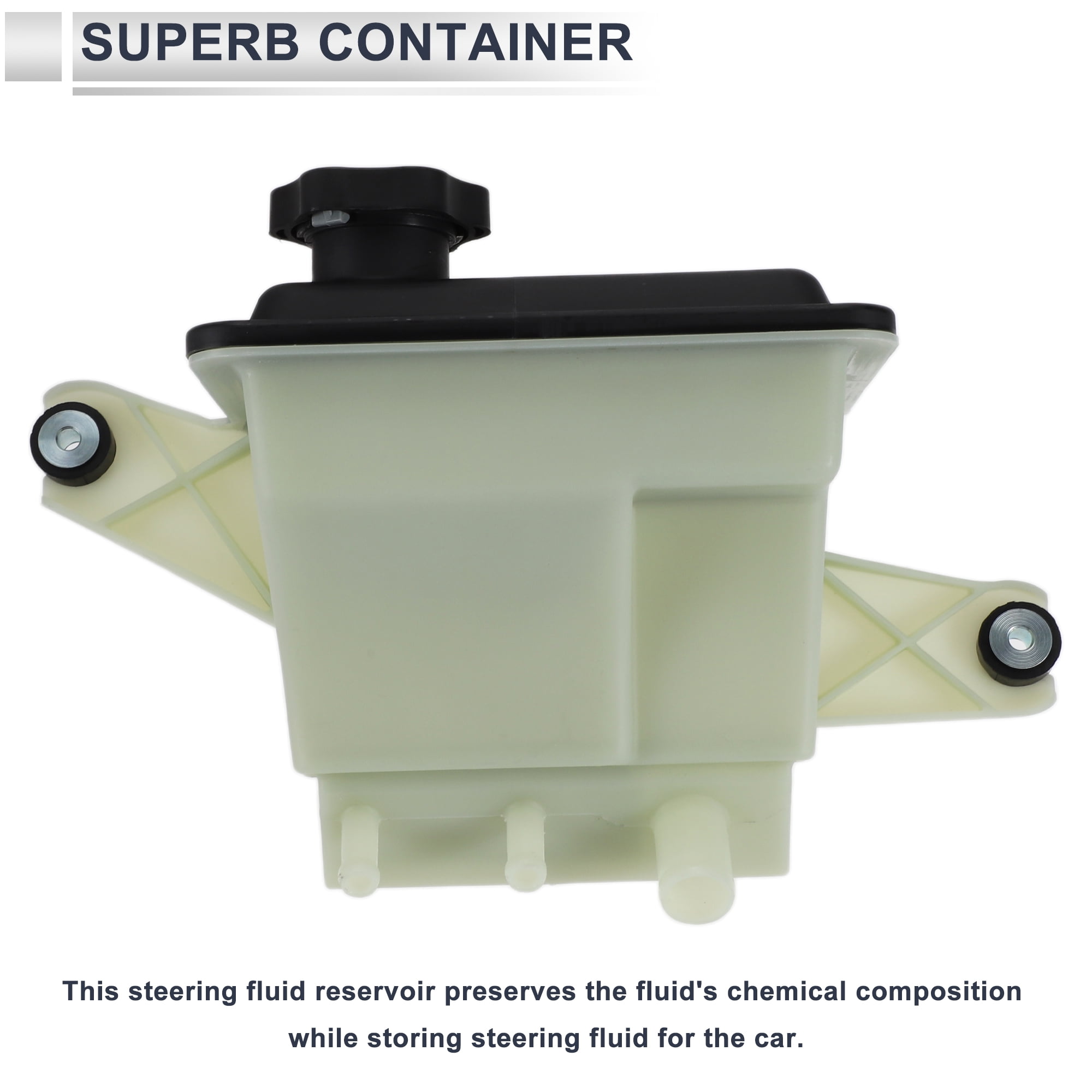Unique Bargains Power Steering Reservoir for Ford F250 1998-2012