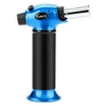 thumbnail image 1 of Adjustable Flame Refillable Butane Torch Cigar Lighter for Culinary Outdoor BBQ Soldering(Blue), 1 of 8