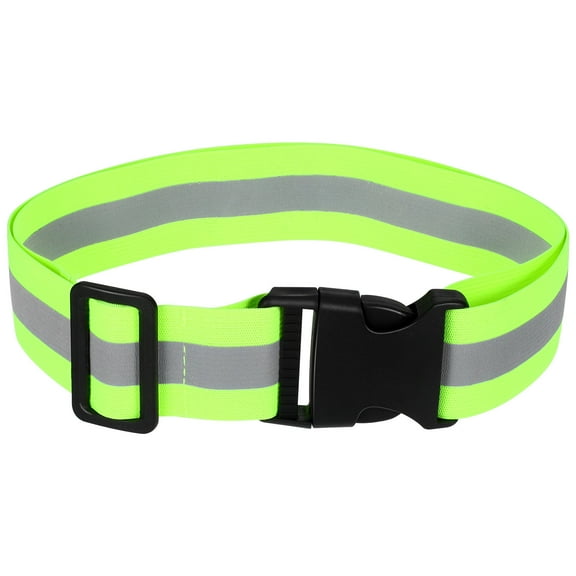 LEORX Running Reflective Gear Safety Reflective Belt Fluorescent Green Cloth 1Pack