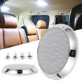 thumbnail image 4 of ALLTIMES 12V 46 LED Round Car Roof Ceiling Light Interior Dome White Lamp, with ON/OFF Switch, 4 of 10