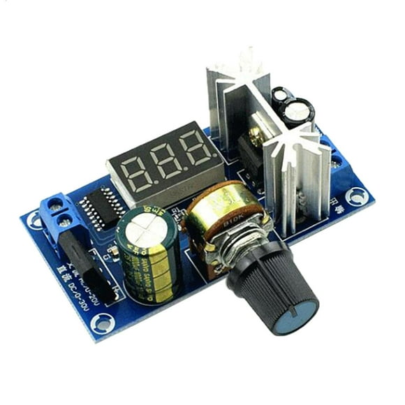 LM317 Voltage Regulator Adjustable Stabilizer LED display YX640