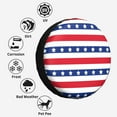thumbnail image 6 of Kll American Patriotic Stars And Stripes Tire Cover,Universal Wheel Tire Cover For Trailer, Rv, Suv, Truck,Camper And Many Vehicle,(14 Inch), 6 of 7