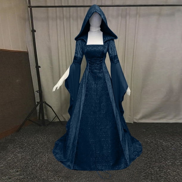 blue velvet hooded dress ALAIA MINI HOOD DRESS AZUR NEW SEASON PARLOUR X ONLINE SYDNEY – Parlour X main image 1