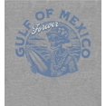 thumbnail image 4 of Gulf of Mexico Forever Vintage Skeleton Youth Heather Gray Crew Neck Short Sleeve Tee-Medium, 4 of 4