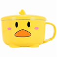 thumbnail image 3 of Duck Ramen Noodles Bowl with Lid Cute Stainless Steel Fruit Bowl 2, 3 of 5