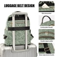 thumbnail image 3 of FORMRS Mini Backpack Purse for Women Travel Daypack Casual Shoulder Bag, Retro Green Abstract, 3 of 7