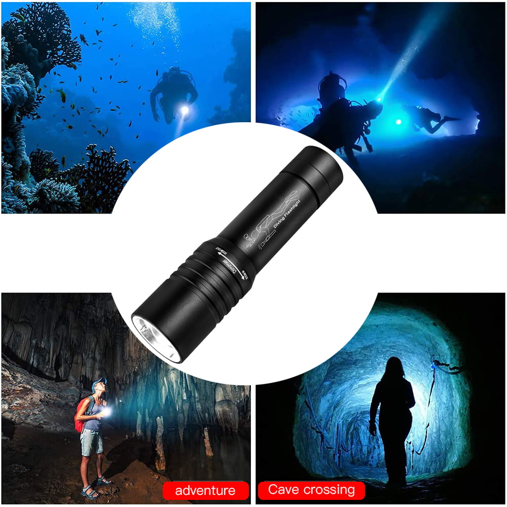 1500 Lumens Twist 135° Focus T6 LED Rechargeable Tactical Flashlight 18650 Torch 