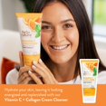 thumbnail image 2 of Limpiador facial en crema con vitamina C y colágeno By Nature, 200 ml, 2 of 7