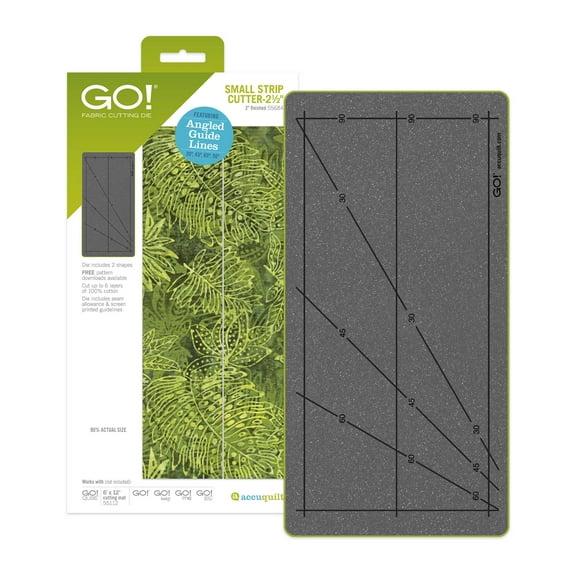 Accuquilt GO! Small Strip Cutter-2 1/2" (2" Finished) Die