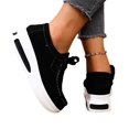 thumbnail image 4 of Willtoo Wedge Shoes for Women Casual Platform Sneakers Lace Up Lightweight Fashion Shoes Non-Slip Breathable Comfortable Walking Shoes, 4 of 5