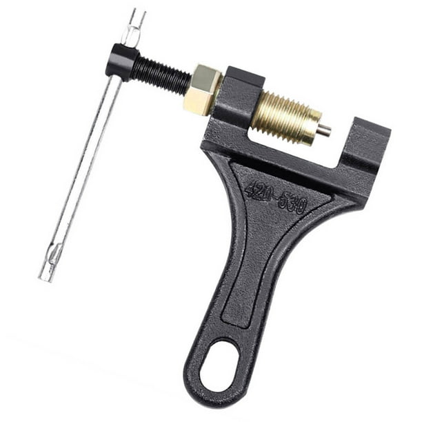 Herramienta para romper cadenas, rompedor de cadenas para motocicletas, juego de rompedores de cadenas duraderos, rompedor de cadenas universal, instalación sin esfuerzo