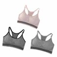 thumbnail image 4 of Sonducket Camiseta sin mangas, carpeta de pecho y ligera, diseño de cuello en U, carpetas elásticas para el pecho, Fitness, ejercicio, Ropa interior Rosa, 4 of 6