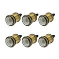 thumbnail image 3 of 6 Pcs Lamp Holder Metal E26 E27 Screw Retro Lighting Base Accessories with Ground Aluminum ShellGolden Bronze, 3 of 9