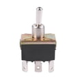 thumbnail image 3 of 2X AC 250V/10A 125V/15A DPDT 3 Position ON/OFF/ON 6 Pins Toggle Switch Black+Silver, 3 of 8
