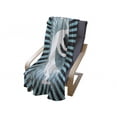 thumbnail image 3 of Kokopelli Soft Flannel Fleece Throw Blanket, Modernized Music Fertility Fruitfulness Tribe Starbursts, Cozy Plush for Indoor and Outdoor Use, 60" x 80", Aqua Charcoal Grey, by Ambesonne, 3 of 5