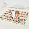 thumbnail image 2 of Pioneer Flower Floral Print Pattern Blanket,Comfortable Soft Lamb Wool Throw Blanket,All Season,Warm Lightweight Blankets for Sofa Bed Couch Living Room Chair,30"x40", 2 of 4