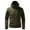 Army Green, variant on CHEEREAM Men's Tactical Hooded Fleece Jackets Full-Zip Winter Warm Polar Military Outdoor Hiking Coat with Zipper Pockets Army Green L