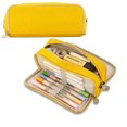 thumbnail image 1 of Estuche para lápices Estuche para lápices para niñas adolescentes Estuche para lápices Bolígrafos 3 compartimentos Estuche para lápices de gran capacidad para la escuela y la oficina, 1 of 5