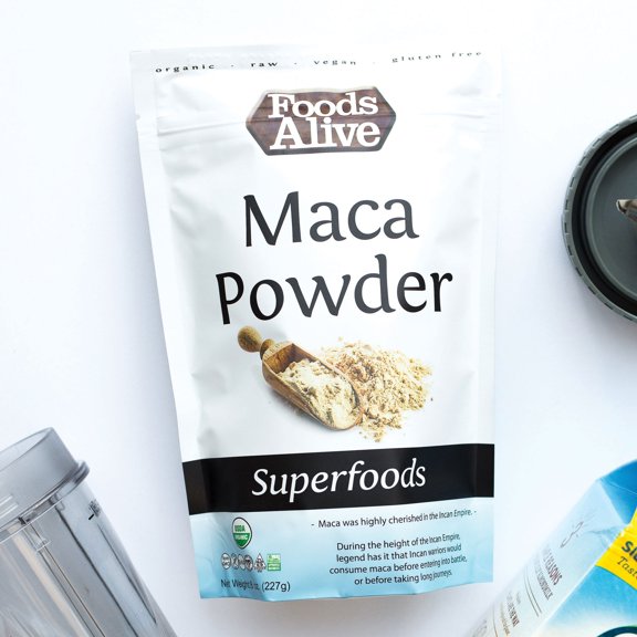 Maca Powder - Organic, Non-GMO, Gluten-Free, Raw, Vegan, Kosher and Peruvian Smoothie Booster
