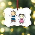 thumbnail image 3 of CafePress - Brother And Sister - Scroll Ornament, 3 of 3
