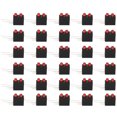 thumbnail image 4 of Soporte de luz, 100 piezas Soporte de luz de 3 mm Soporte de lámpara de doble orificio Indicador industrial Eficiencia maximizada, 4 of 14