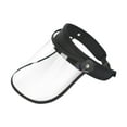 thumbnail image 1 of Visera transparente reutilizable, versátil, ergonómica, a prueba de polvo, protección facial completa, protección contra salpicaduras para trabajos de negro, 1 of 8