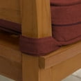 thumbnail image 4 of ARDEN Foam Outdoor Double Welted Chaise Lounge Cushion, 21 x 72, made with ProFoam, Rain-proof, Fade Resistant, Chili Pepper Red Woven Solid, 4 of 9
