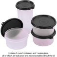 thumbnail image 5 of Milton New Meal Combi Lunch Box, 3 Containers, 280 ml Each and 1 Tumbler, 400 ml, Black | Food Grade | Light Weight | Dishwasher Safe | Microwave Safe | Easy to Carry | Leak Proof | BPA Free, 5 of 5