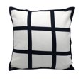 thumbnail image 3 of 2 Count Square Sublimation Blank Throw Pillow Funda de cojín 40x40cm DIY Fácil de limpiar, suave y agradable a Material 9 Grid, 3 of 9