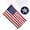 1x1.5 Ft Pole Sleeve, variant on Lanola American Flag Pole Sleeve 2.5x4 Ft Banner Style-Embroidered Stars,Sewn Stripes,UV Protected,Heavy Duty Durable Nylon USA US Outdoor Indoor Flags (Pole NOT Included)
