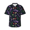 thumbnail image 2 of Yiaed Colorful Vintage Cactuses Print Hawaiian Shirt for Men Short Sleeve Button Down Shirts Beach Shirts for Men-Medium, 2 of 5