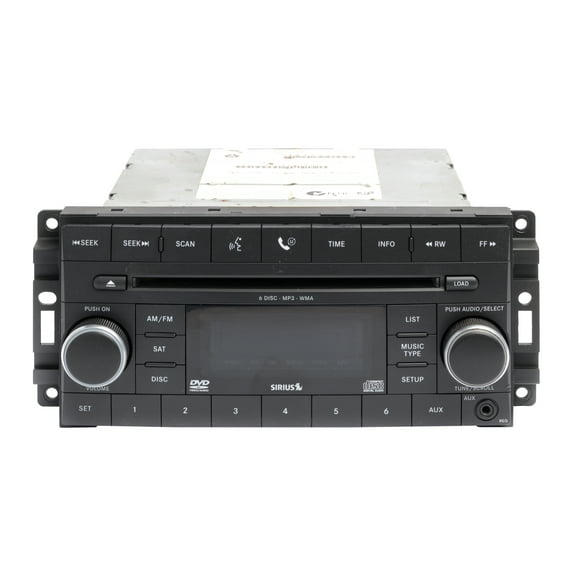 Restored 200911 Volkswagen Routan Radio AM FM Aux 6 Disc CD Player 05064931AC OPT REQ (Refurbished)