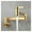 Titanium Gold, variant on Modern Tap Cold Water Folding Arm Kitchen Faucet Bathroom Sink Pot Filler Splash Proof Brass Basin Wall Mount Double Switch