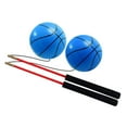 thumbnail image 2 of Pelota de ejercicio con asas de espuma antideslizantes para lanzar con las manos para adultos y niños. Azul, 2 of 8