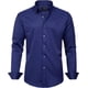 thumbnail image 1 of J.VER Camisas de vestir para hombre, camisa formal de manga larga, elástica, sin arrugas, informal, con botones, 1 of 4